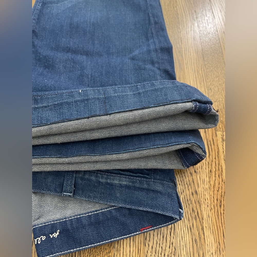7 For All Mankind Low Rise Ginger Jean, Hirosaki Wash, 27 - Picture 7 of 13